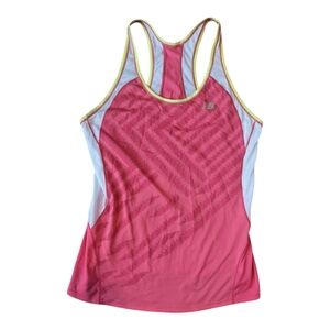 New Balance Racerback Bright Pink Vintage Style Running Sleeveless Tank Top | S